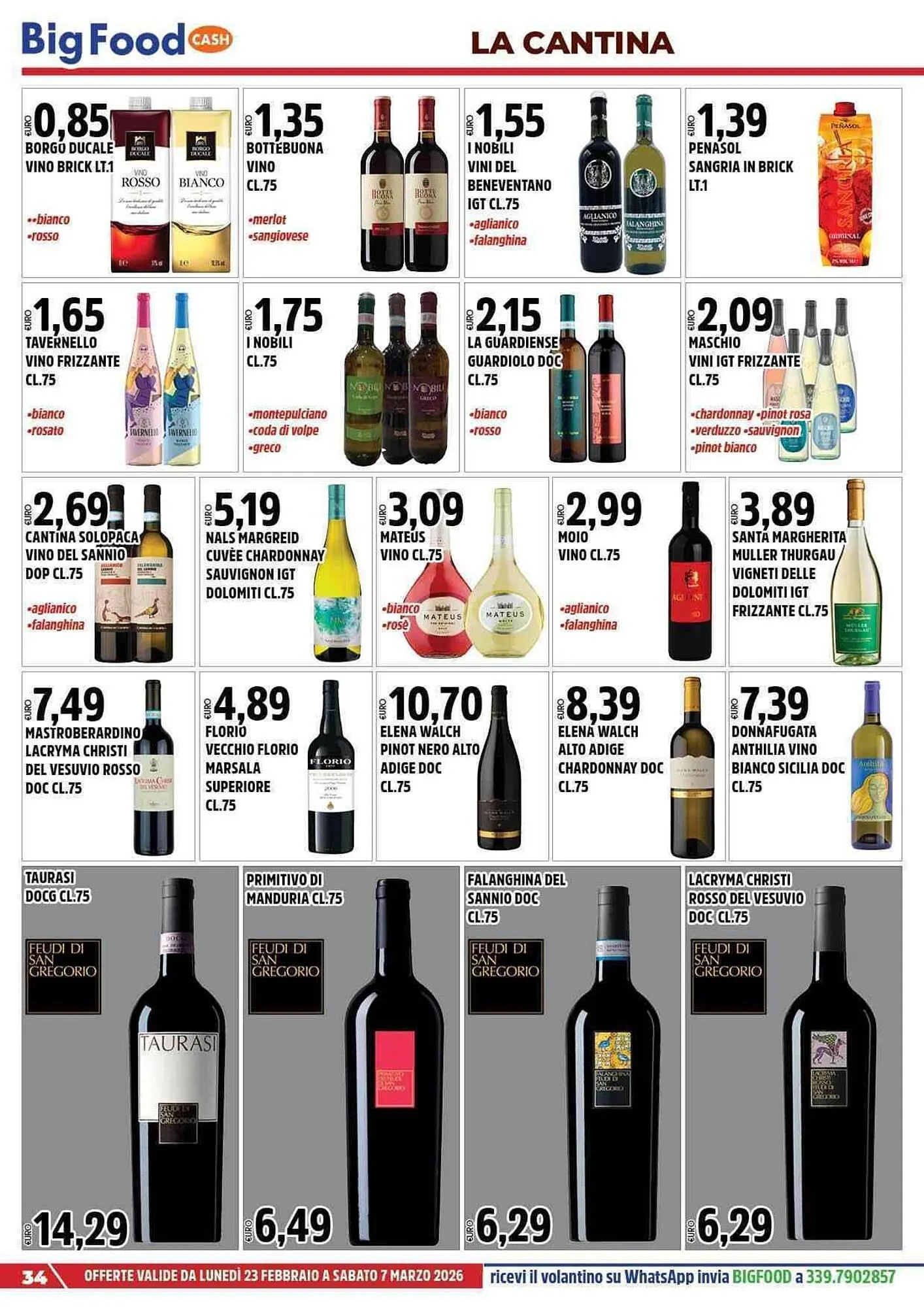 Volantino Big Food da 23 febbraio a 7 marzo di 2026 - Pagina del volantino 34