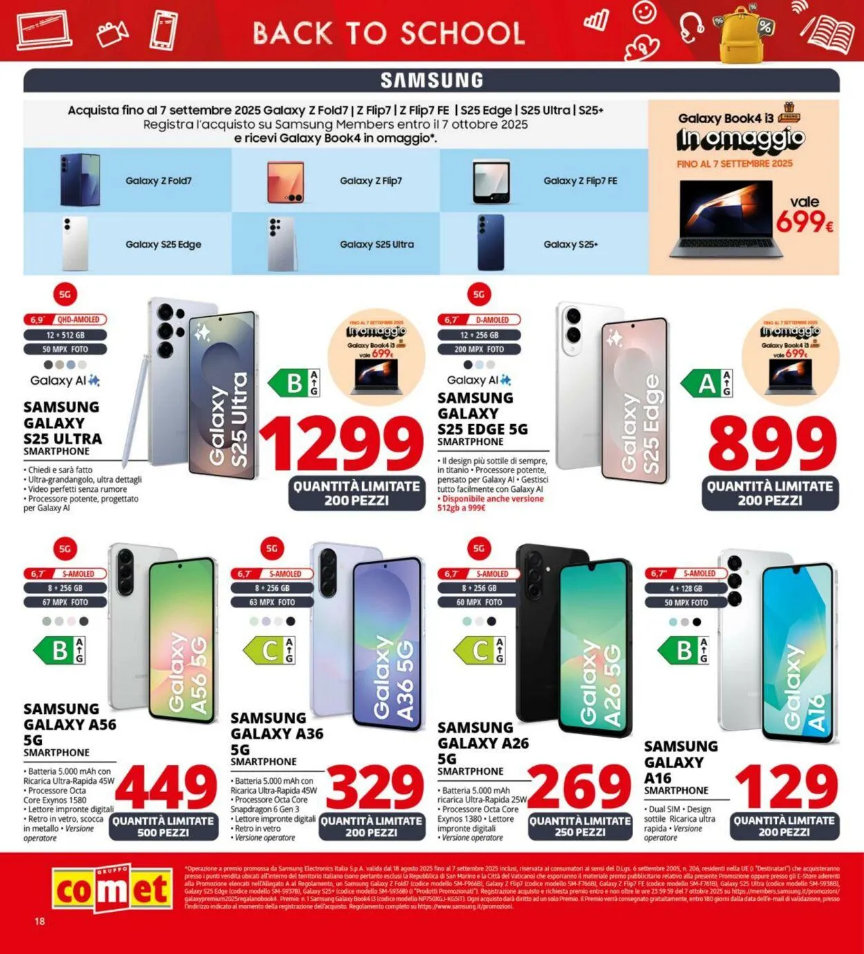 Comet Volantino attuale da 22 agosto a 11 settembre di 2025 - Pagina del volantino 18