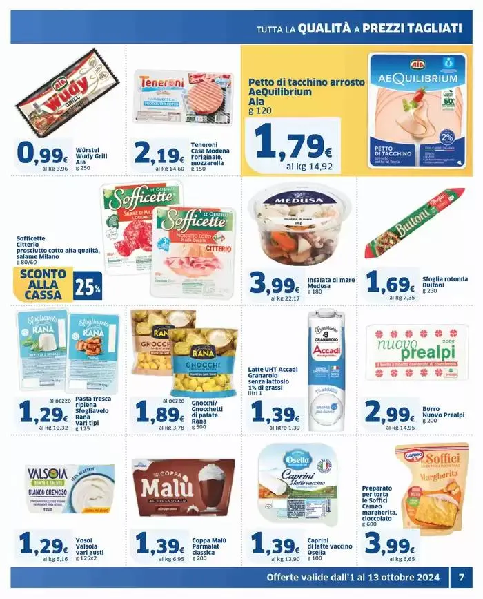 Cadono le offerte , Ok Sigma da 1 ottobre a 13 ottobre di 2024 - Pagina del volantino 7