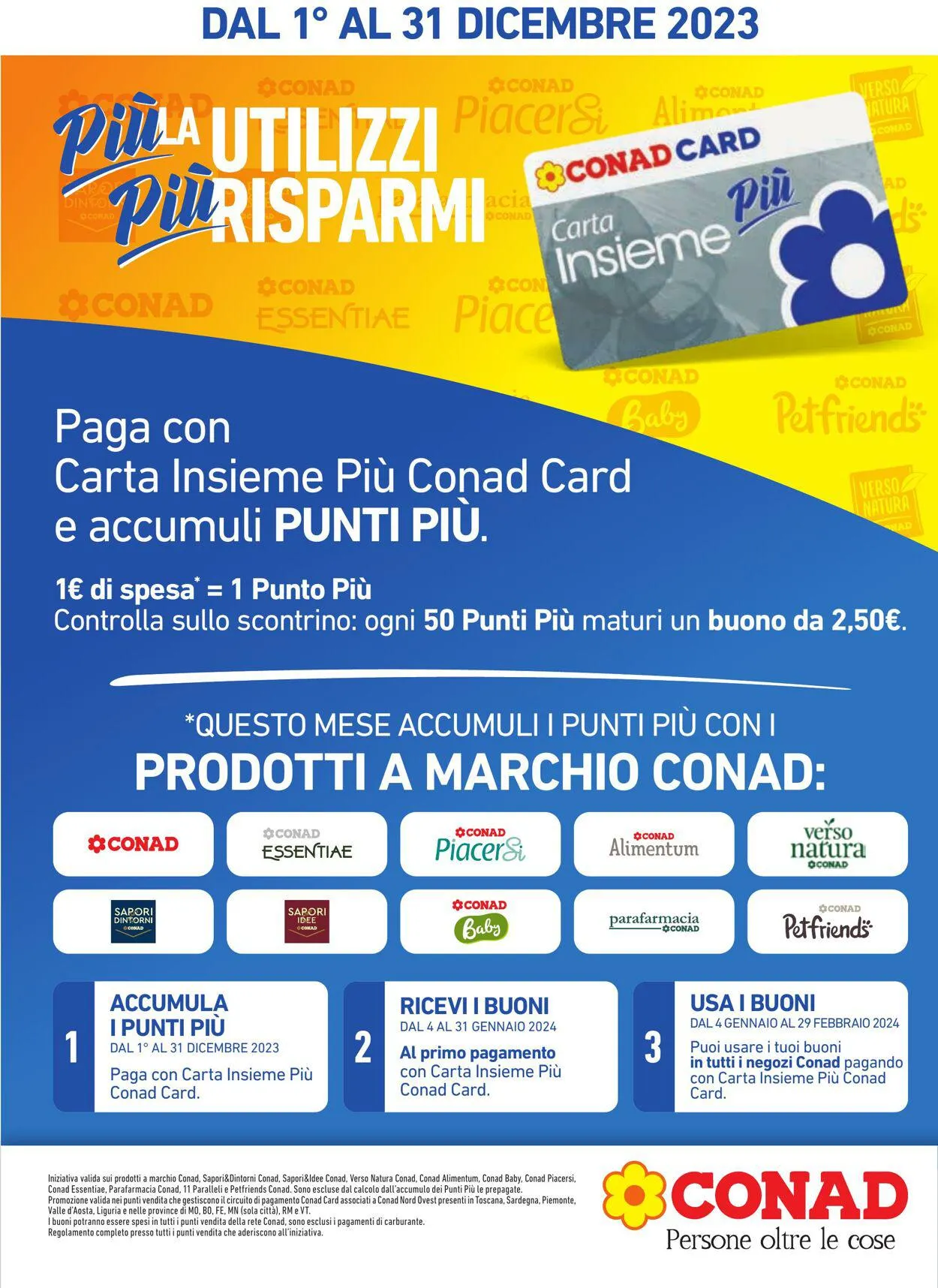 Conad - Torino Volantino attuale da 4 dicembre a 31 dicembre di 2023 - Pagina del volantino 3