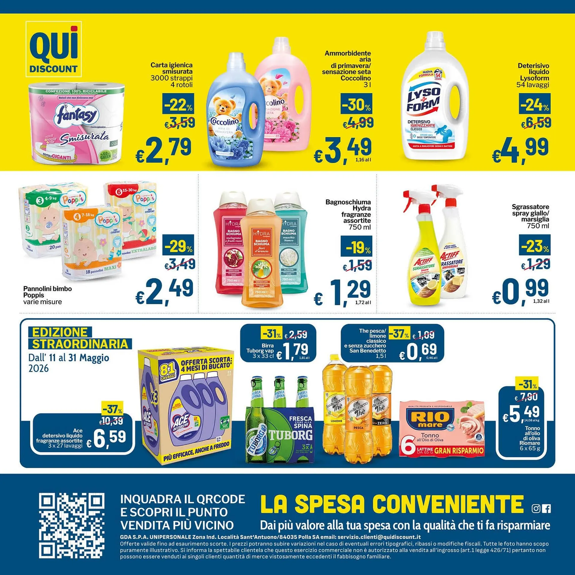 Volantino Qui Discount da 5 maggio a 17 maggio di 2026 - Pagina del volantino 8