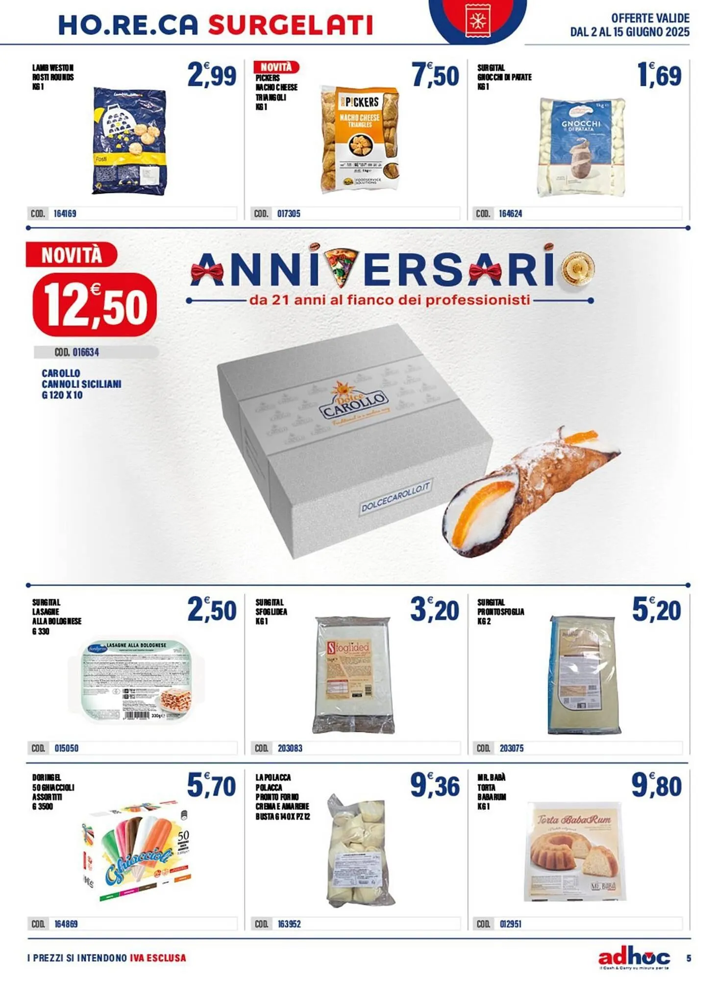 Volantino Adhoc da 2 giugno a 15 giugno di 2025 - Pagina del volantino 5