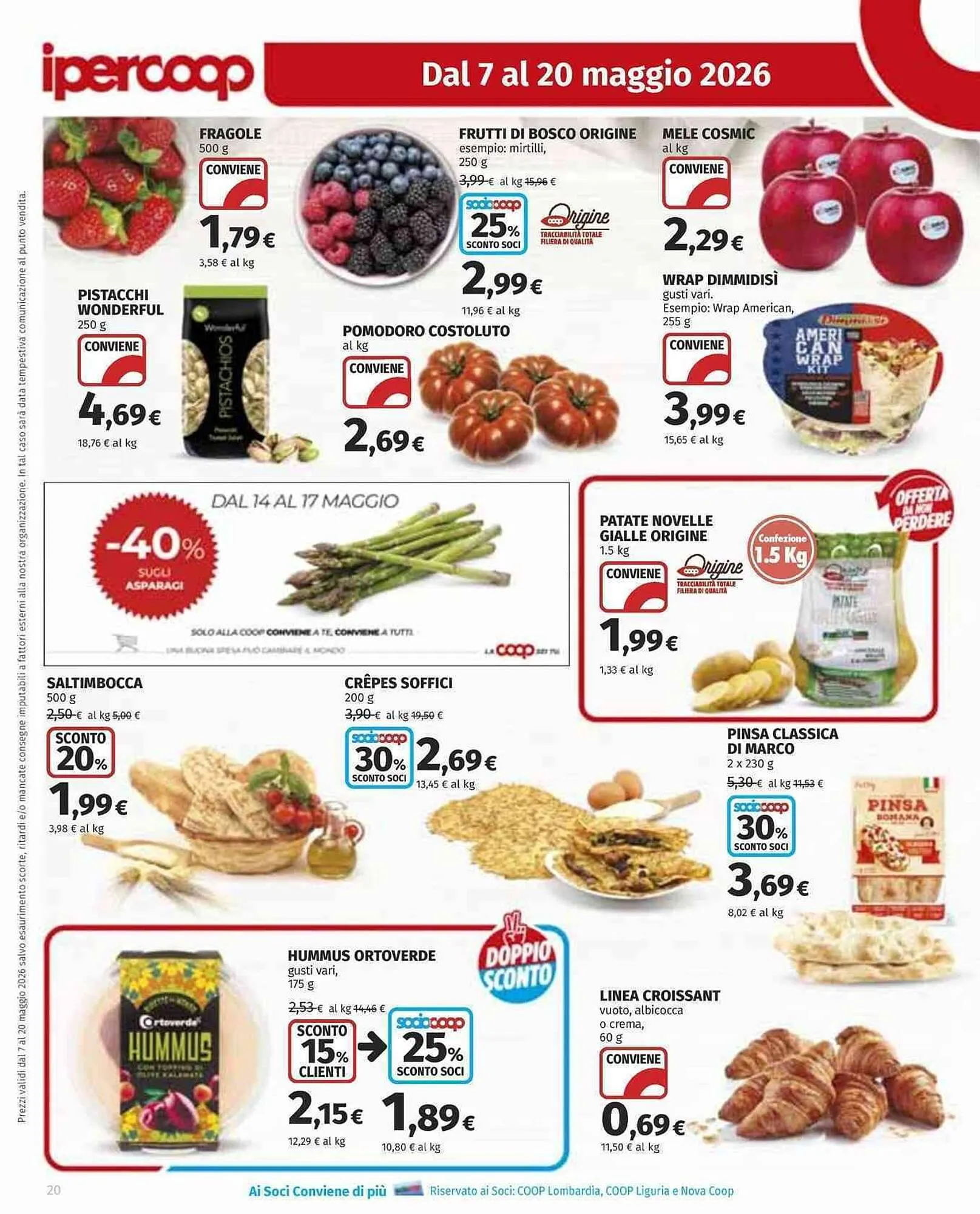 Volantino Ipercoop da 7 maggio a 20 maggio di 2026 - Pagina del volantino 20