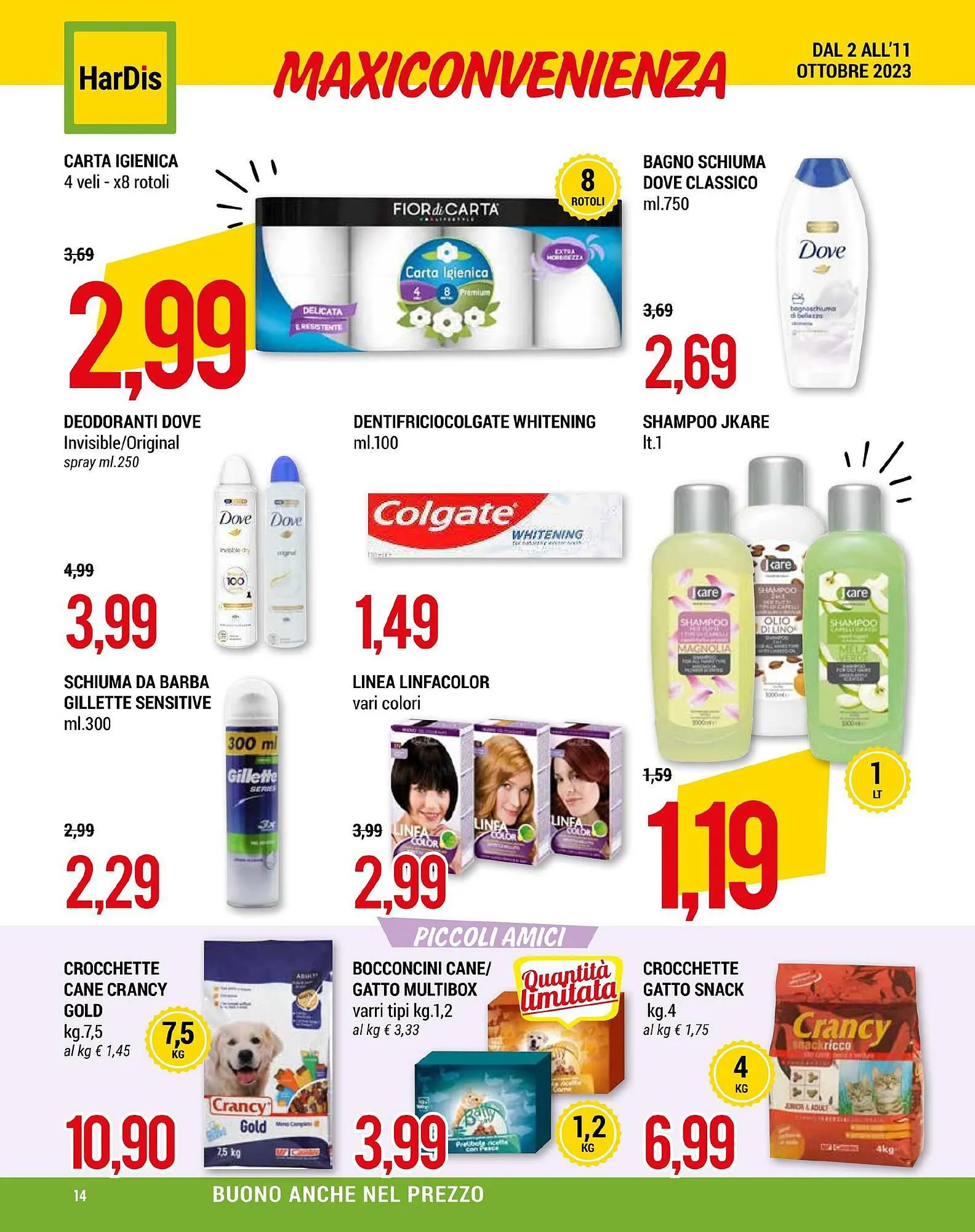 Volantino Hardis da 2 ottobre a 11 ottobre di 2023 - Pagina del volantino 14