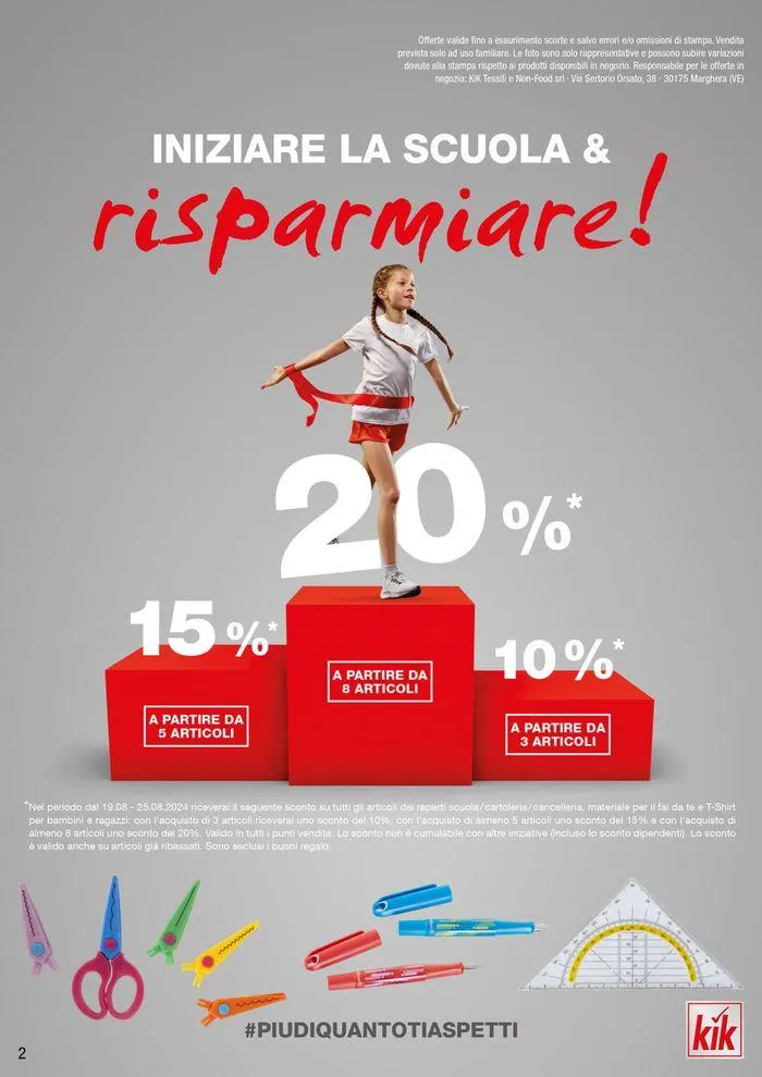 Inizia la scuola a prezzi convenienza da 8 agosto a 18 agosto di 2024 - Pagina del volantino 2