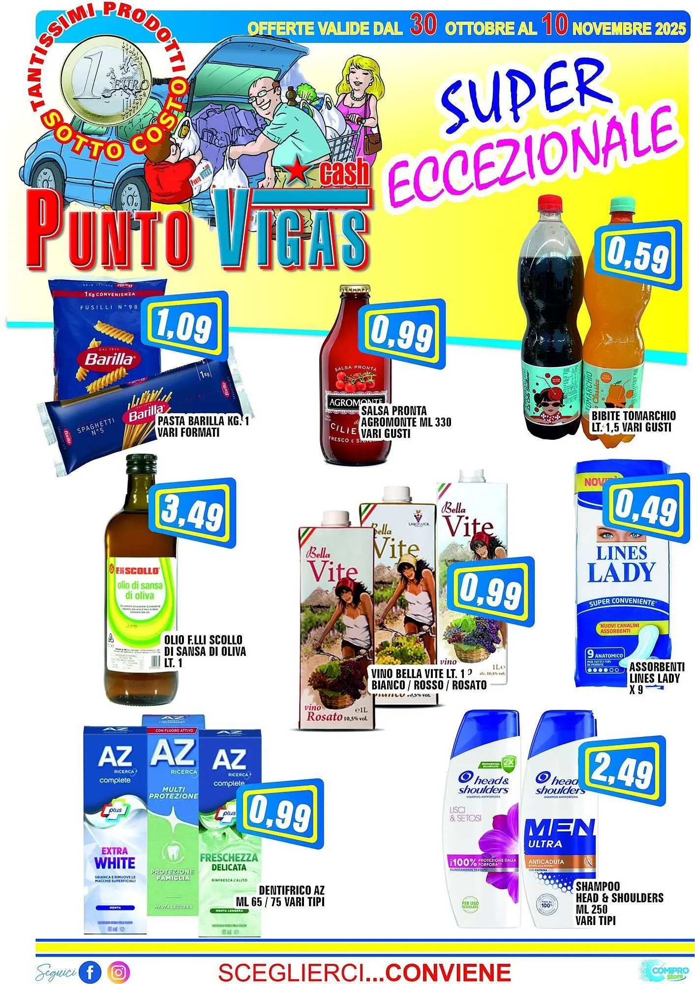 Volantino Punto Vigas - 1