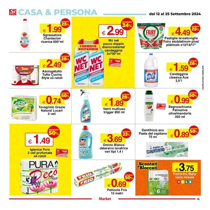 Sconti dal 25% al 50% da 12 settembre a 25 settembre di 2024 - Pagina del volantino 15