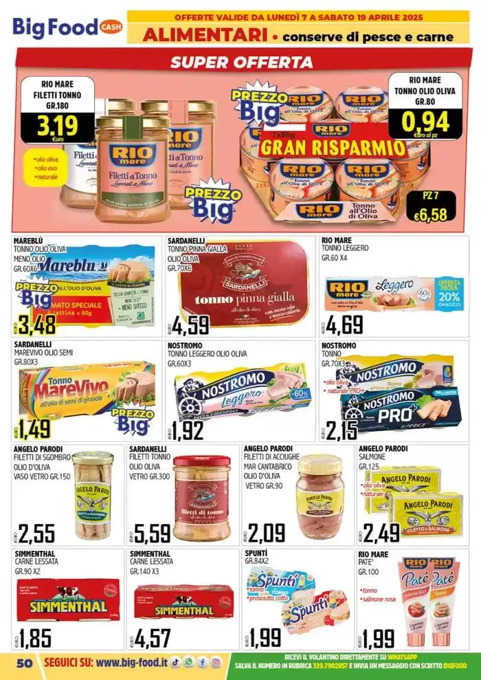 Buona Pasqua da 7 aprile a 19 aprile di 2025 - Pagina del volantino 50