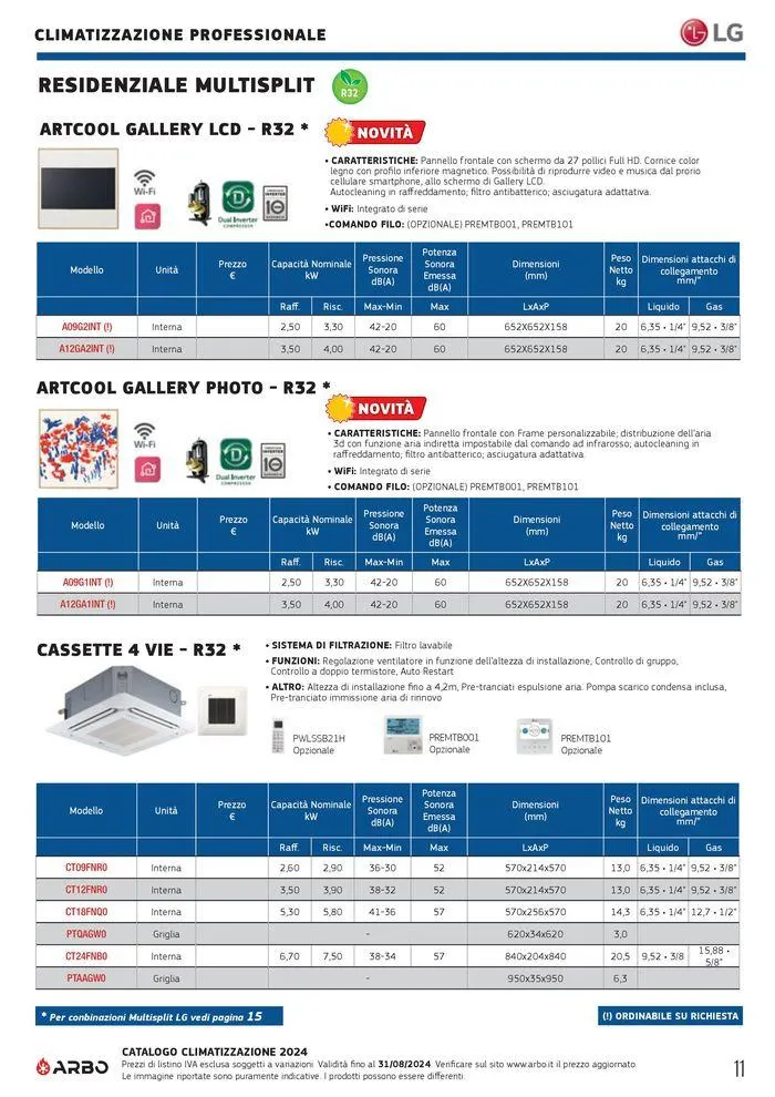 Catalogo climatizzazione 2024 da 17 maggio a 31 dicembre di 2024 - Pagina del volantino 11