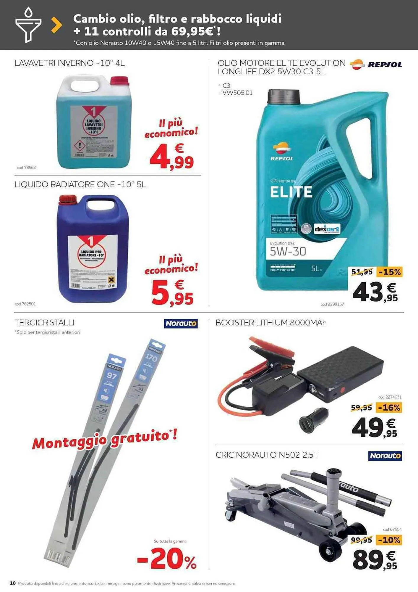 Volantino Norauto da 31 agosto a 27 settembre di 2023 - Pagina del volantino 10