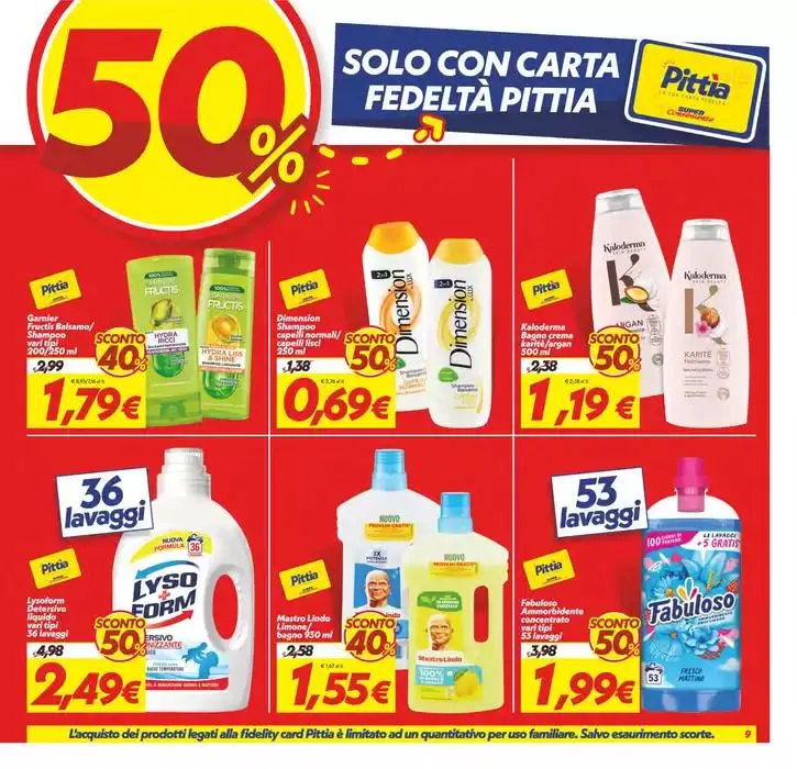 Sconti fino al 50% da 7 marzo a 14 marzo di 2025 - Pagina del volantino 9