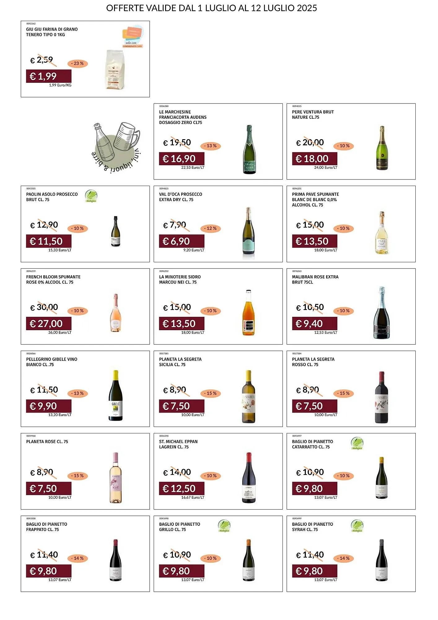 Volantino Prezzemolo e Vitale da 1 luglio a 12 luglio di 2025 - Pagina del volantino 27
