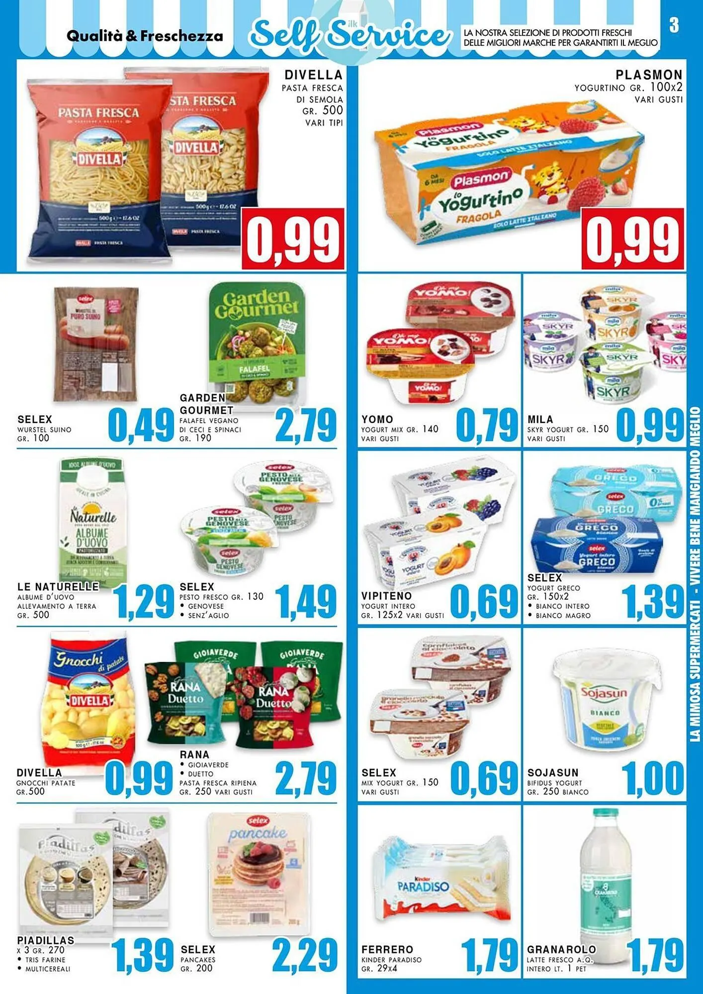 Volantino La Mimosa Supermercati da 30 giugno a 13 luglio di 2025 - Pagina del volantino 3