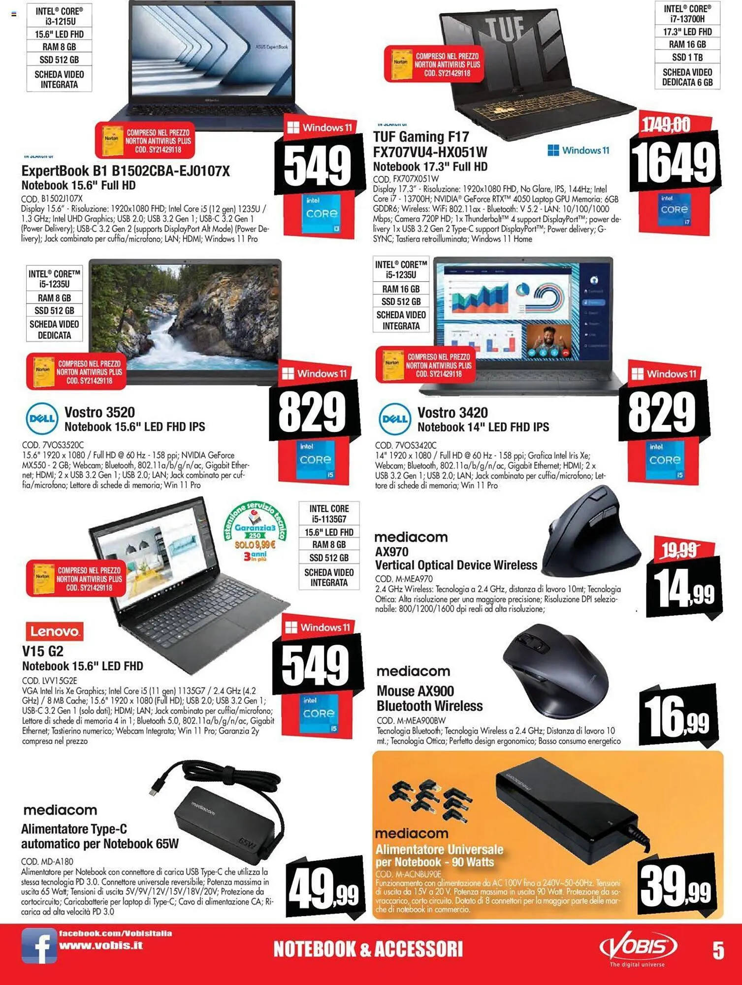 Volantino Vobis da 25 luglio a 11 settembre di 2023 - Pagina del volantino 5