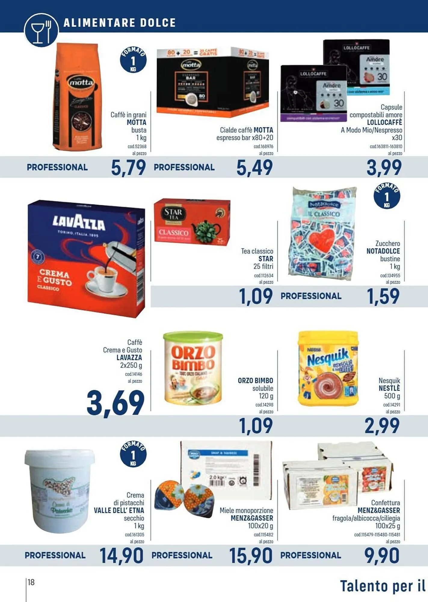 Volantino Talento Professional Store da 25 marzo a 7 aprile di 2024 - Pagina del volantino 18