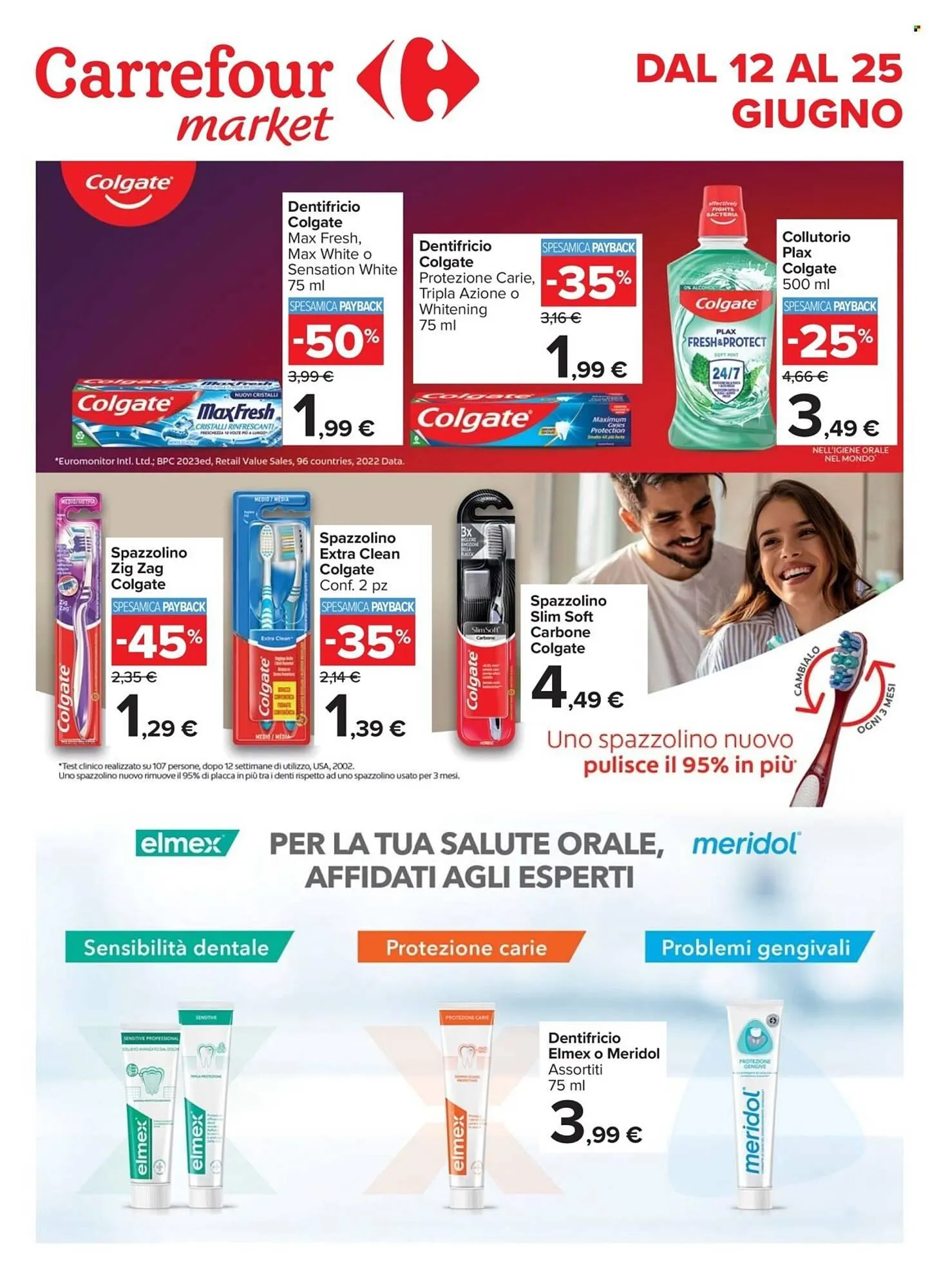 Volantino Carrefour Market da 12 giugno a 25 giugno di 2025 - Pagina del volantino 1