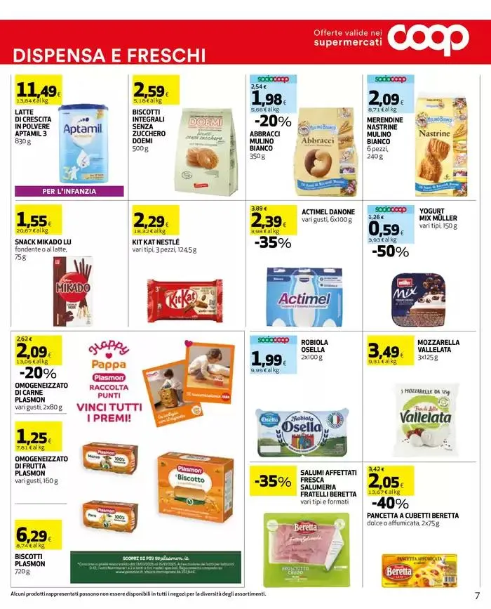 25% su prodotti solidal Coop e libera terra da 20 marzo a 26 marzo di 2025 - Pagina del volantino 7