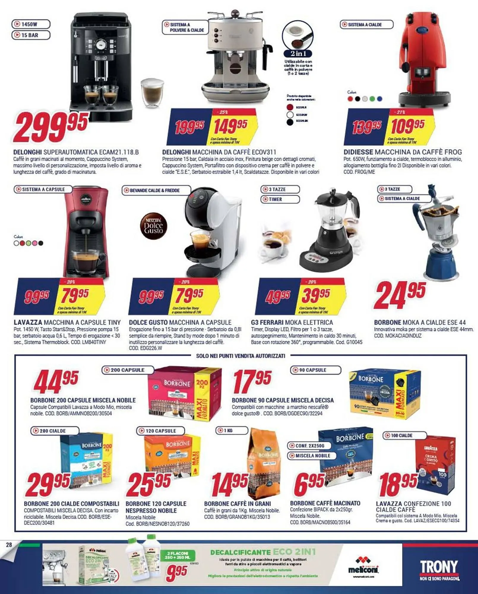 Volantino Trony da 27 dicembre a 14 gennaio di 2026 - Pagina del volantino 28