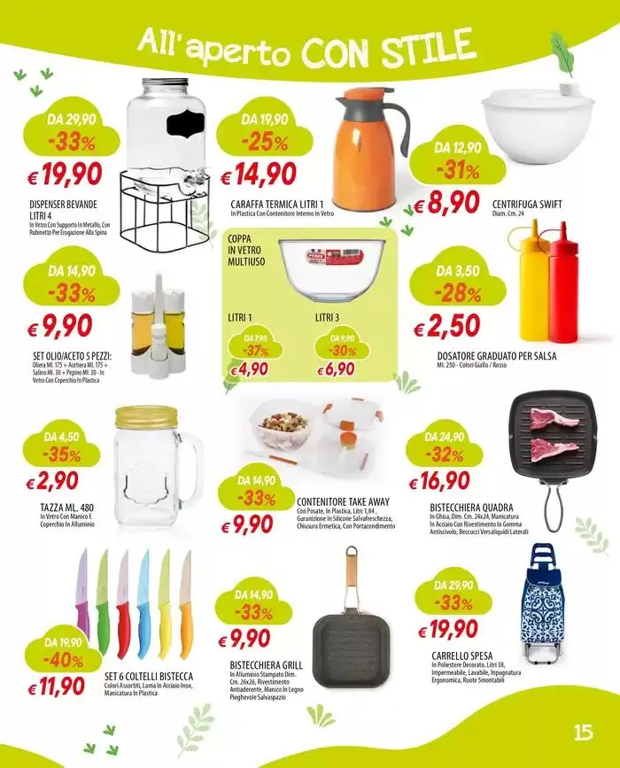 ALL'APERTO CON STILE da 22 aprile a 18 maggio di 2025 - Pagina del volantino 15