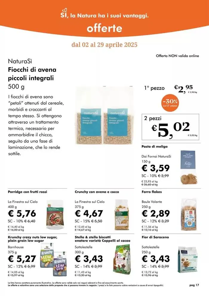 Offerte Aprile 2025 da 1 aprile a 30 aprile di 2025 - Pagina del volantino 17