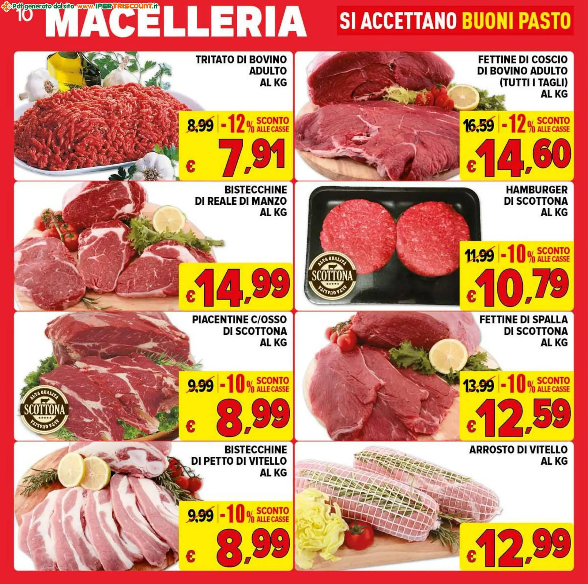 Volantino Iper Triscount da 13 ottobre a 24 ottobre di 2023 - Pagina del volantino 10