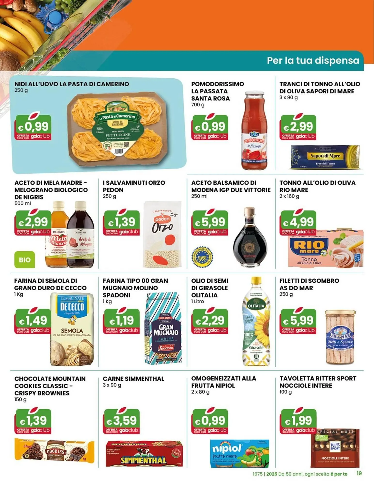 Volantino Gala Supermercati da 8 ottobre a 21 ottobre di 2025 - Pagina del volantino 19