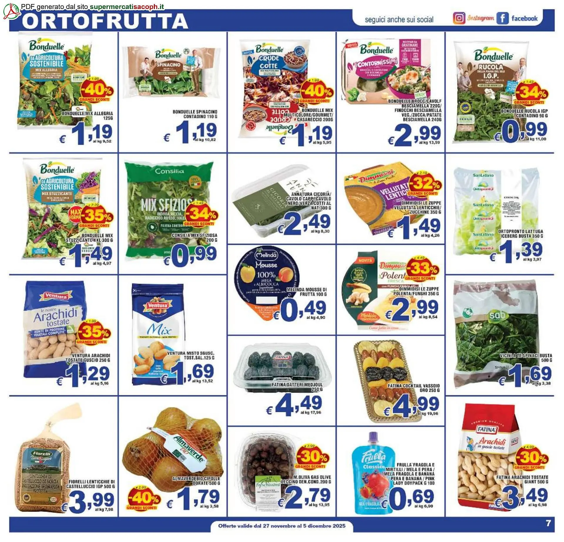 Volantino Sacoph da 27 novembre a 5 dicembre di 2025 - Pagina del volantino 7