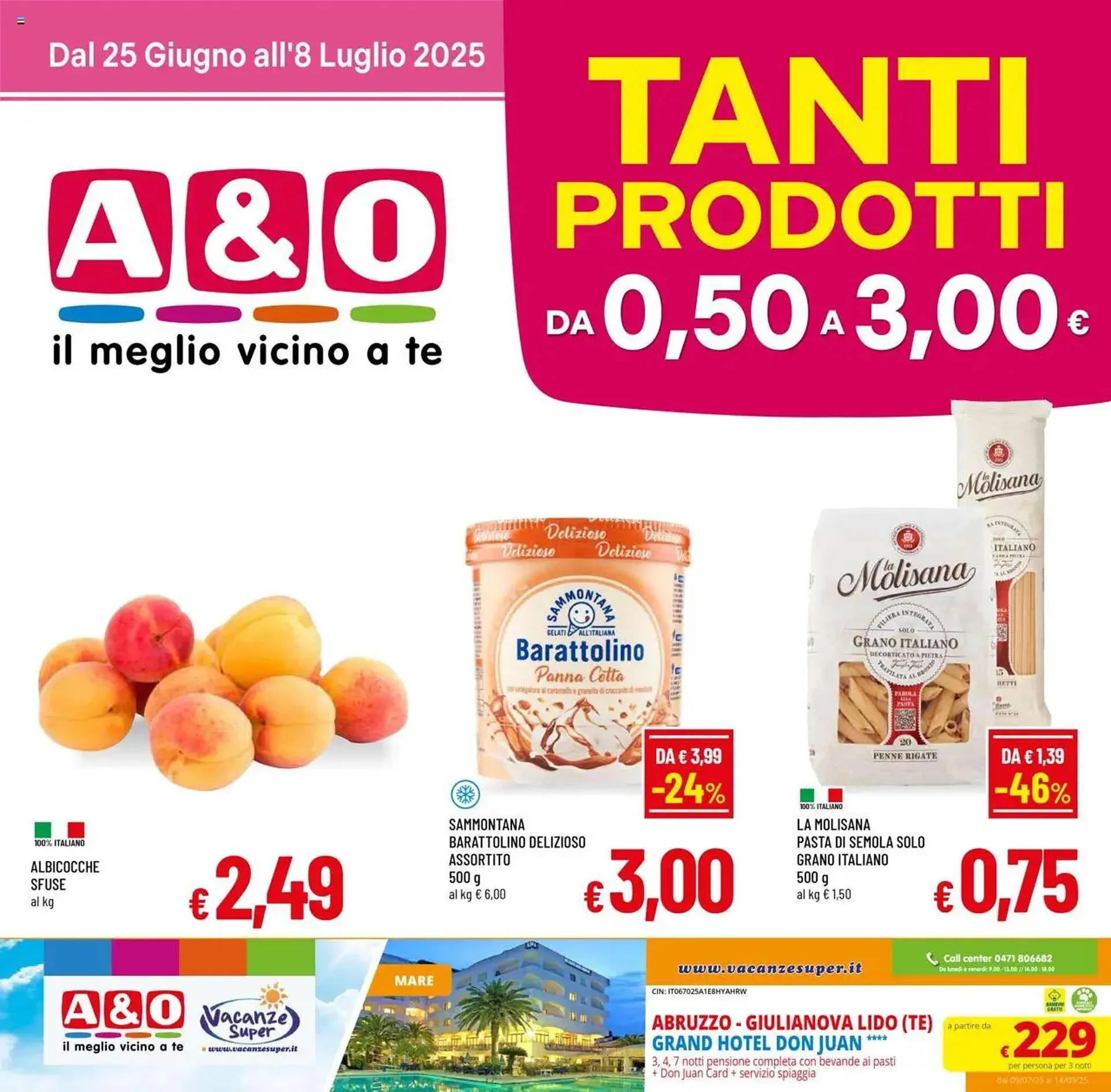 Volantino A&O da 25 giugno a 8 luglio di 2025 - Pagina del volantino 1