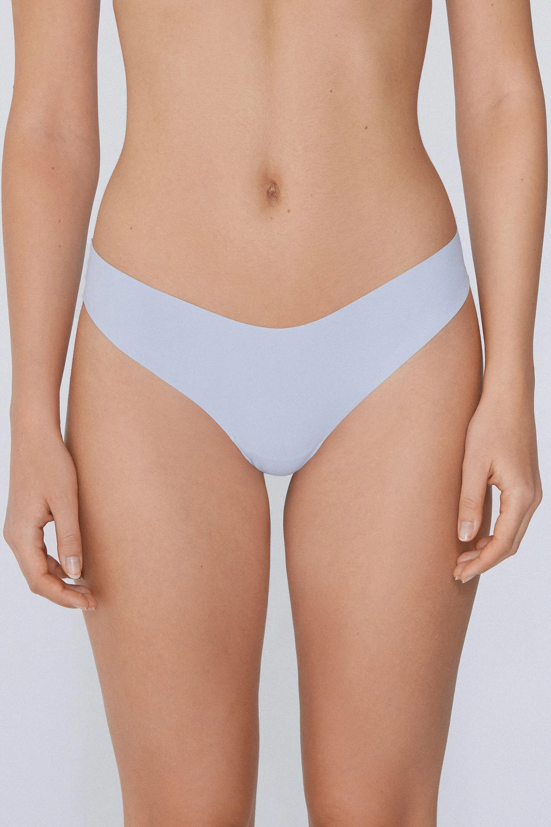 Slip Brasiliano Sgambato Taglio Vivo in Microfibra