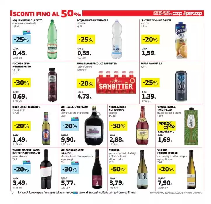 Sconti fino al 50% da 27 marzo a 9 aprile di 2025 - Pagina del volantino 14