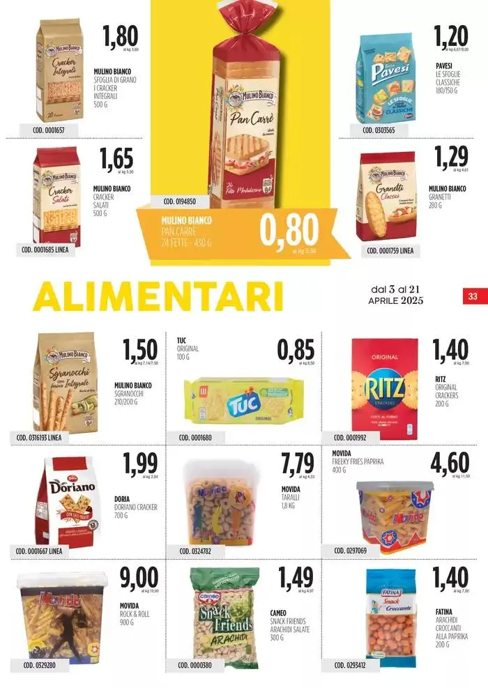 Offerte Carico Cash & Carry da 3 aprile a 21 aprile di 2025 - Pagina del volantino 33