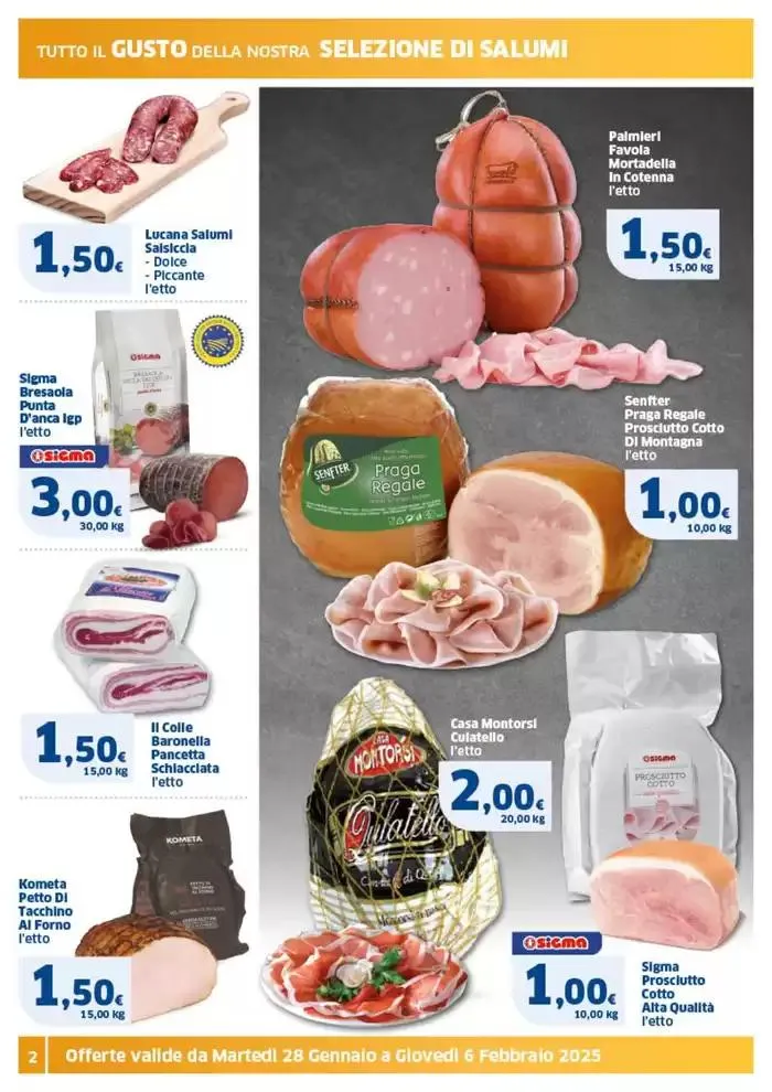 Prezzi tondi da 28 gennaio a 6 febbraio di 2025 - Pagina del volantino 2