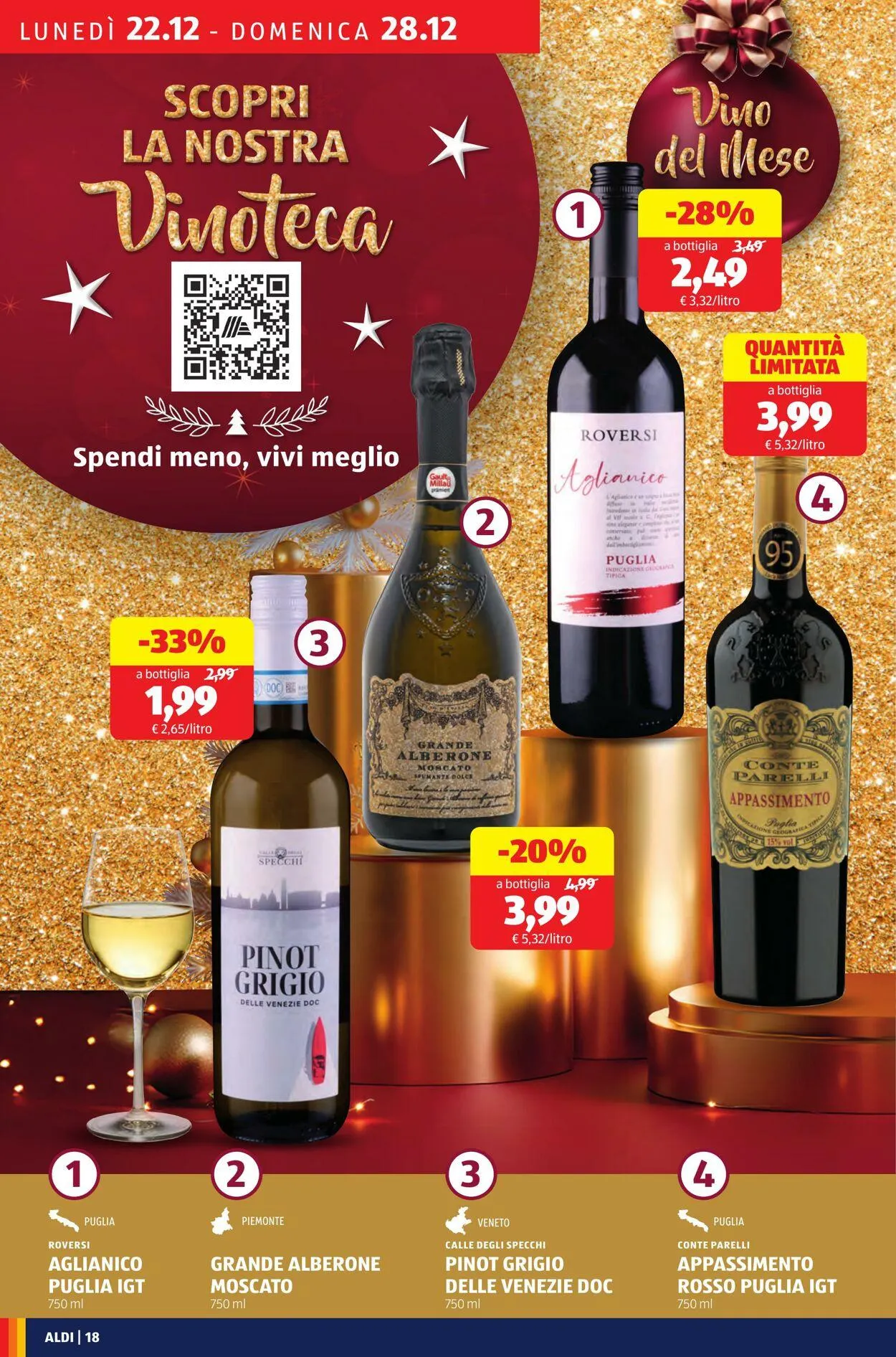 Aldi Volantino attuale da 22 dicembre a 28 dicembre di 2025 - Pagina del volantino 18