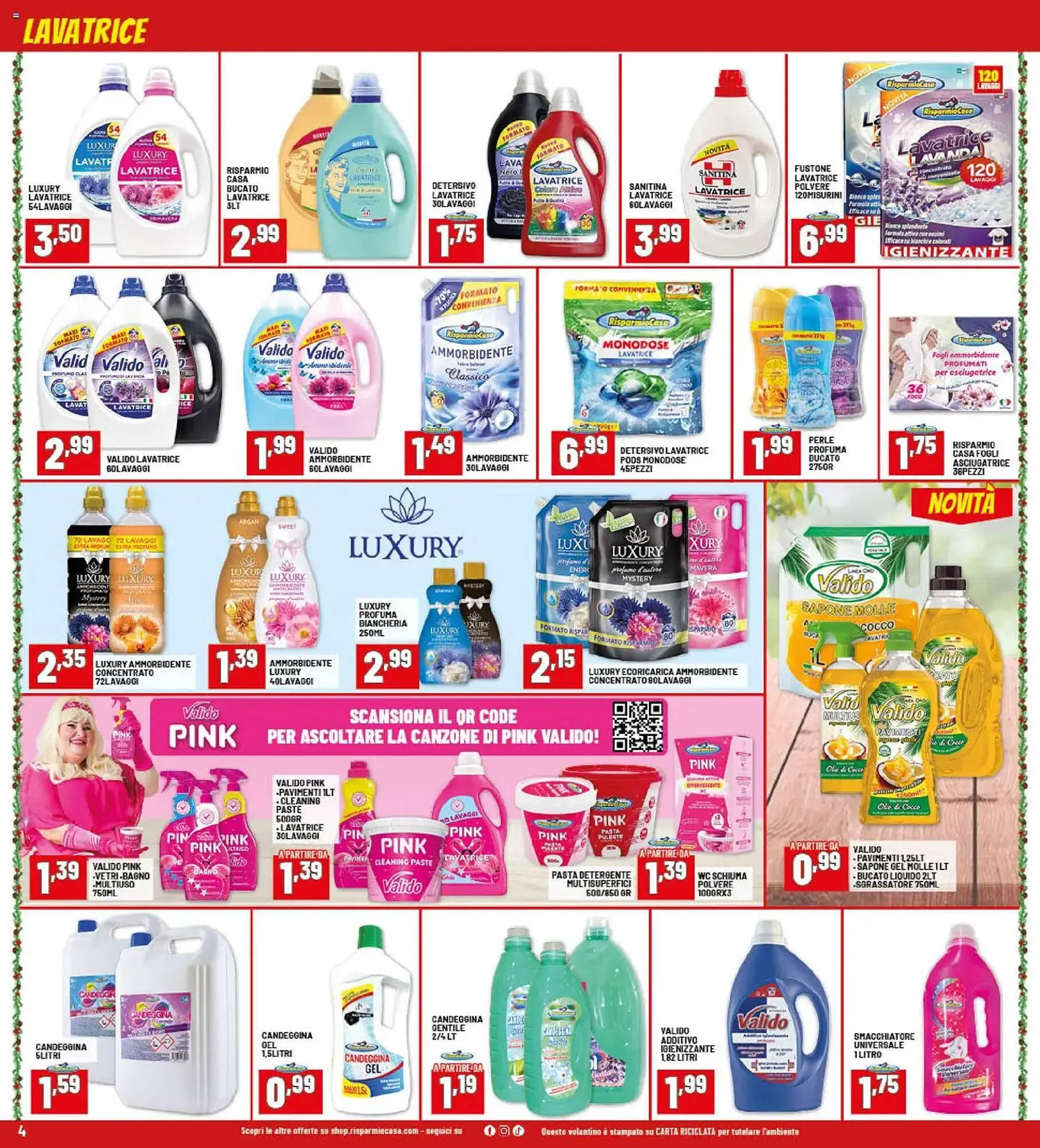 Volantino Risparmio Casa da 22 dicembre a 4 gennaio di 2026 - Pagina del volantino 4