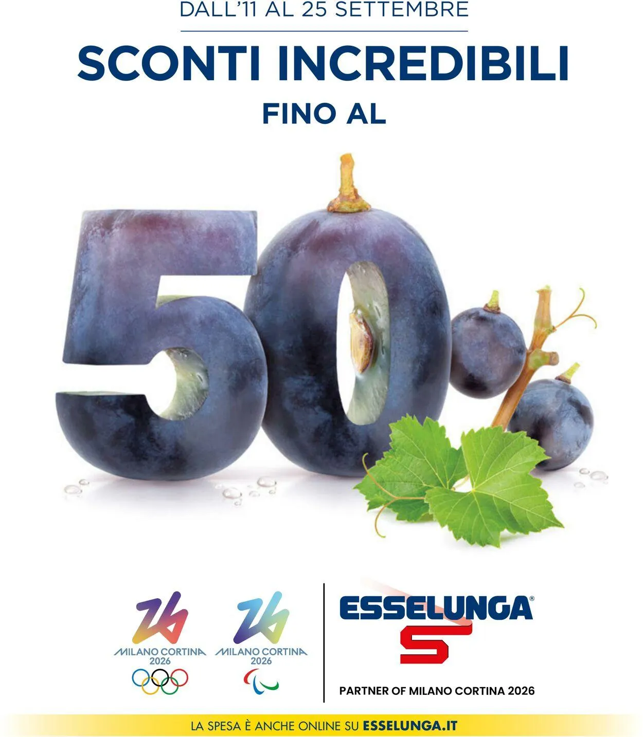 Esselunga Volantino attuale da 24 settembre a 8 ottobre di 2025 - Pagina del volantino 1