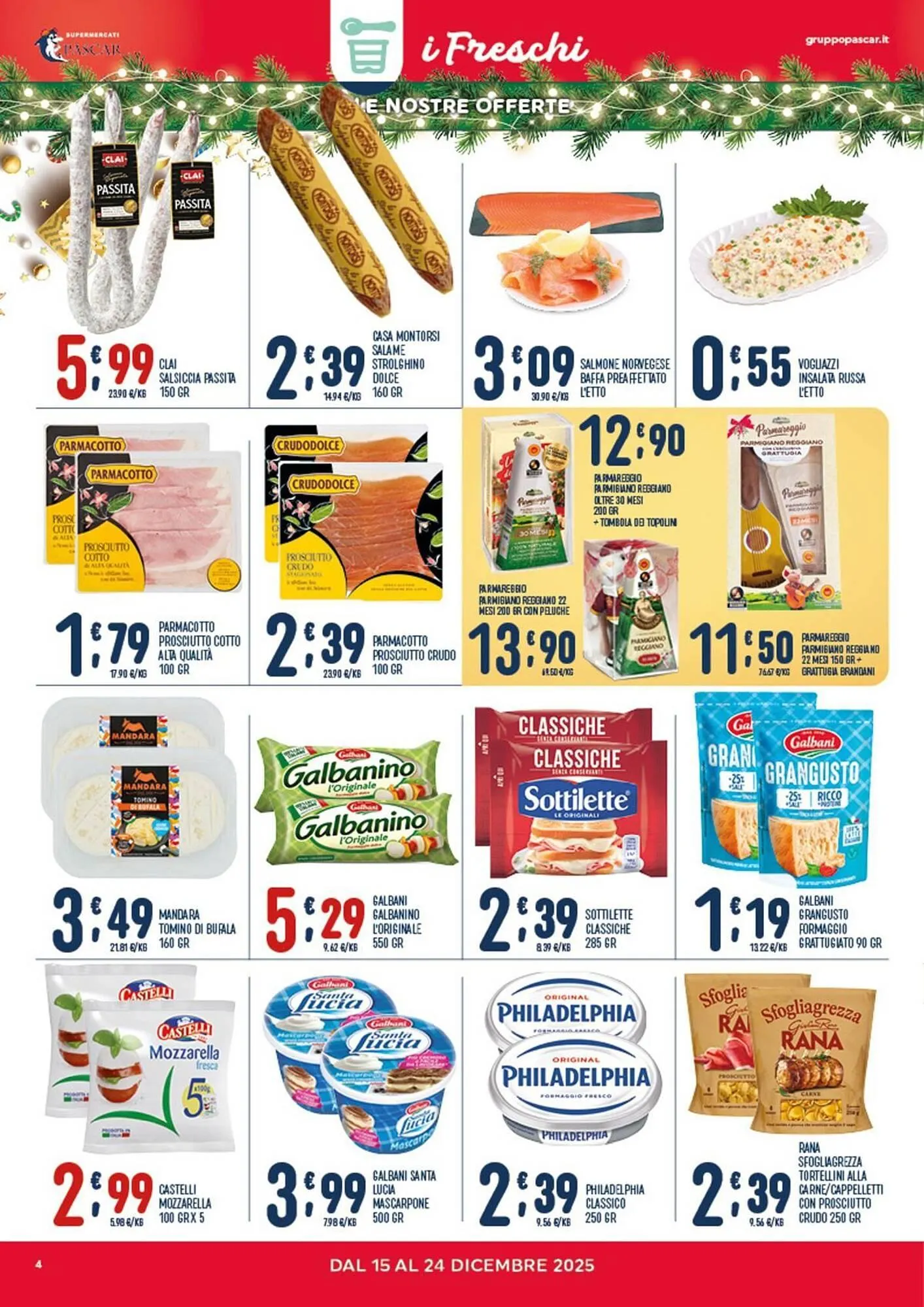 Volantino Gruppo Pascar da 15 dicembre a 24 dicembre di 2025 - Pagina del volantino 4
