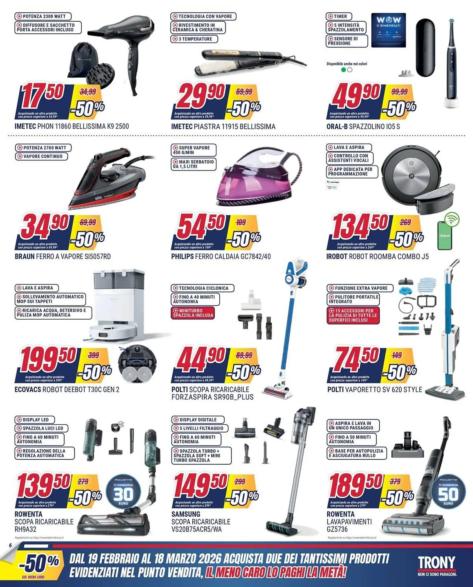 Volantino Trony da 6 marzo a 18 marzo di 2026 - Pagina del volantino 6
