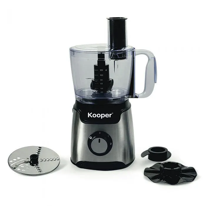 Robot multifunzione, lame in acciaio inox, 600W Metal Chef