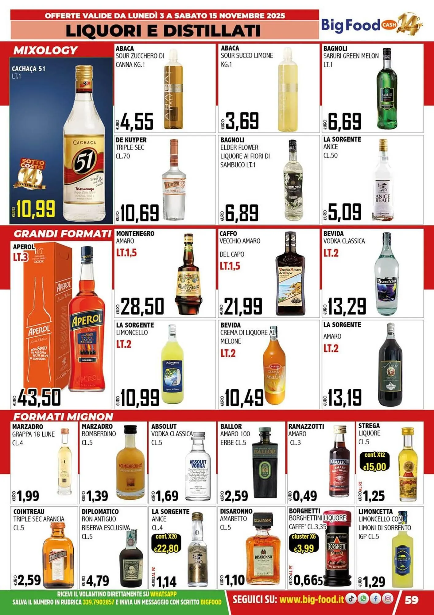 Volantino Big Food da 3 novembre a 15 novembre di 2025 - Pagina del volantino 59