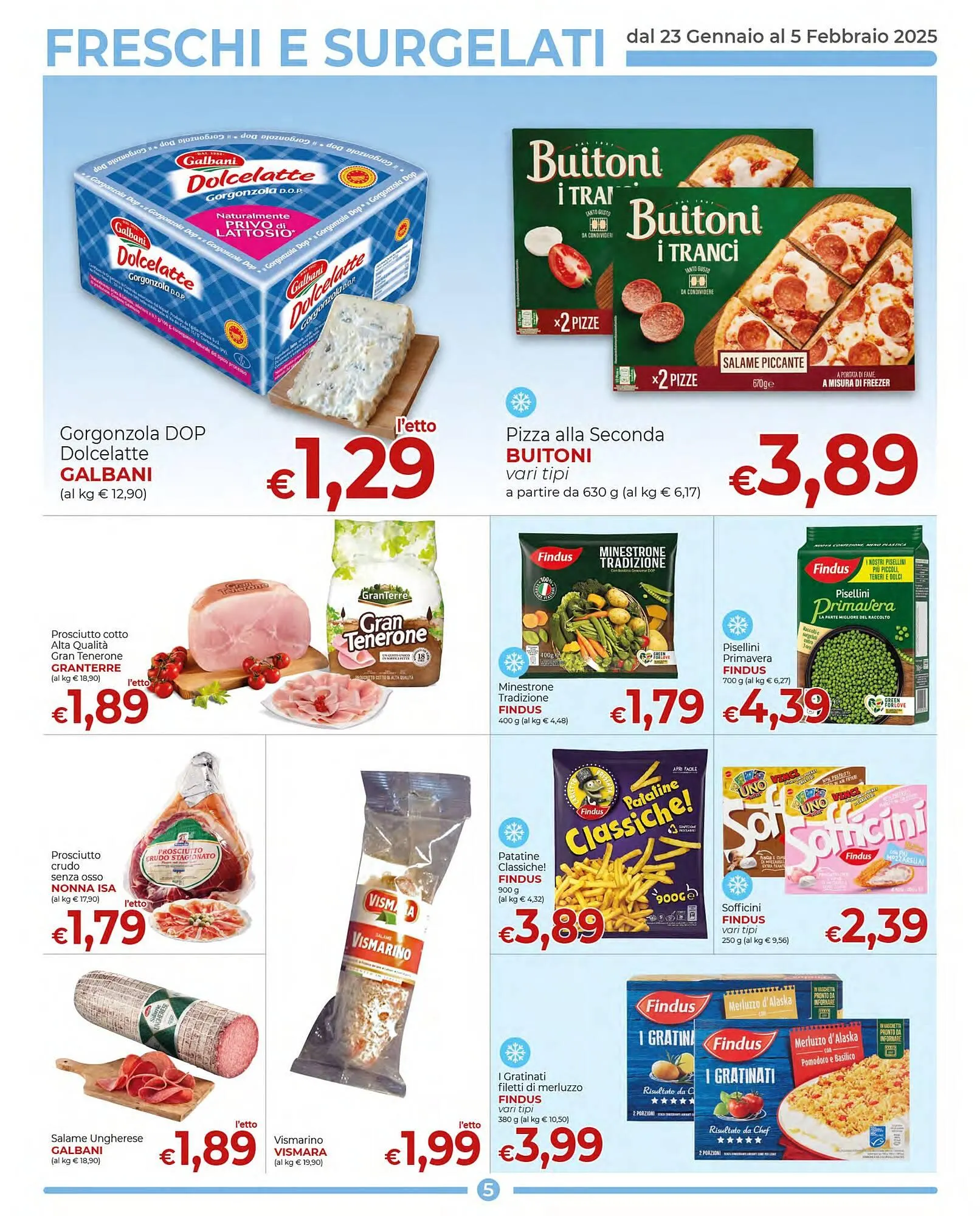Volantino Supermercati Nonna Isa da 23 gennaio a 5 febbraio di 2025 - Pagina del volantino 5