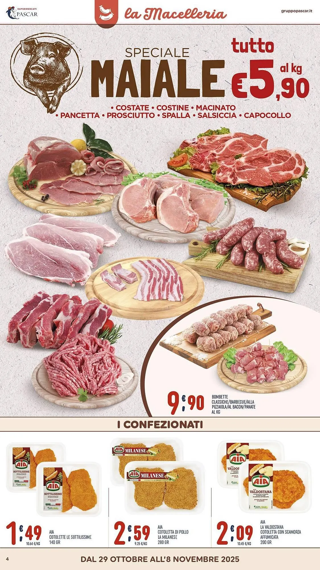 Volantino Gruppo Pascar da 29 ottobre a 8 novembre di 2025 - Pagina del volantino 4
