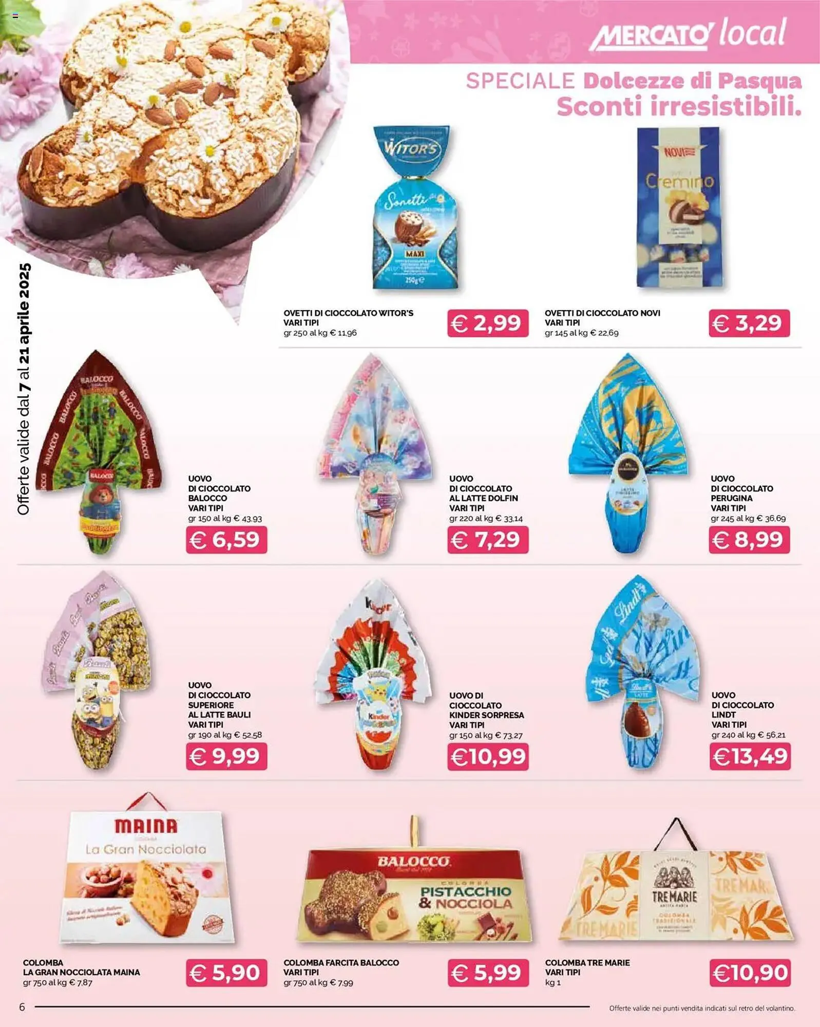 Volantino Mercatò Local da 7 aprile a 21 aprile di 2025 - Pagina del volantino 6