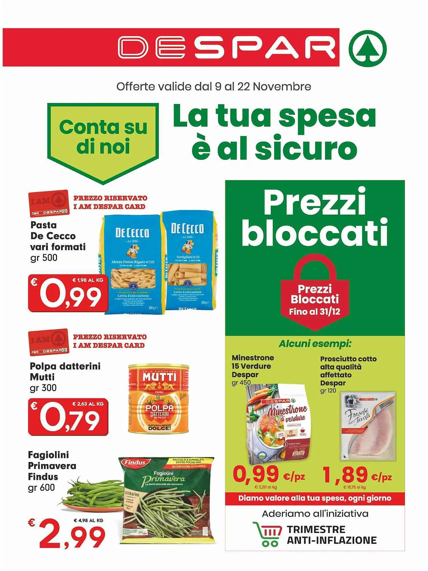 Volantino Despar da 9 novembre a 22 novembre di 2023 - Pagina del volantino 1