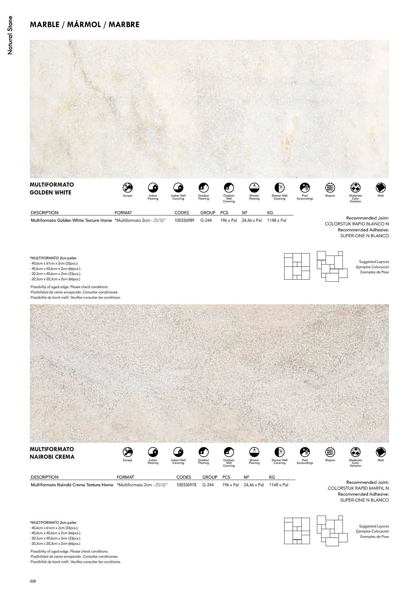 Volantino Porcelanosa da 9 aprile a 28 dicembre di 2024 - Pagina del volantino 38