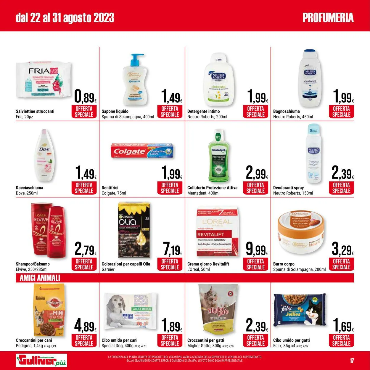 Gulliver Volantino attuale da 22 agosto a 31 agosto di 2023 - Pagina del volantino 17
