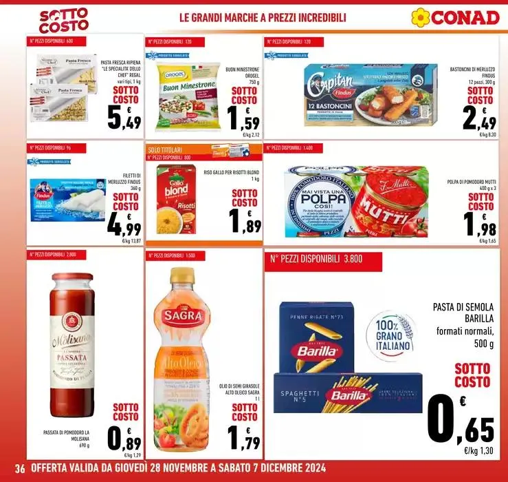 Conad apre a Roseto degli Abruzzi! da 28 novembre a 7 dicembre di 2024 - Pagina del volantino 36