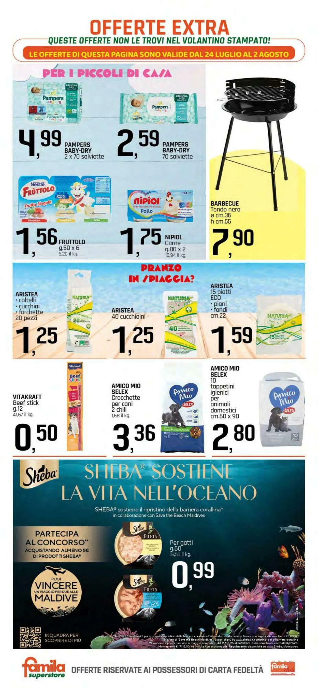 Famila Volantino attuale da 24 luglio a 2 agosto di 2025 - Pagina del volantino 28