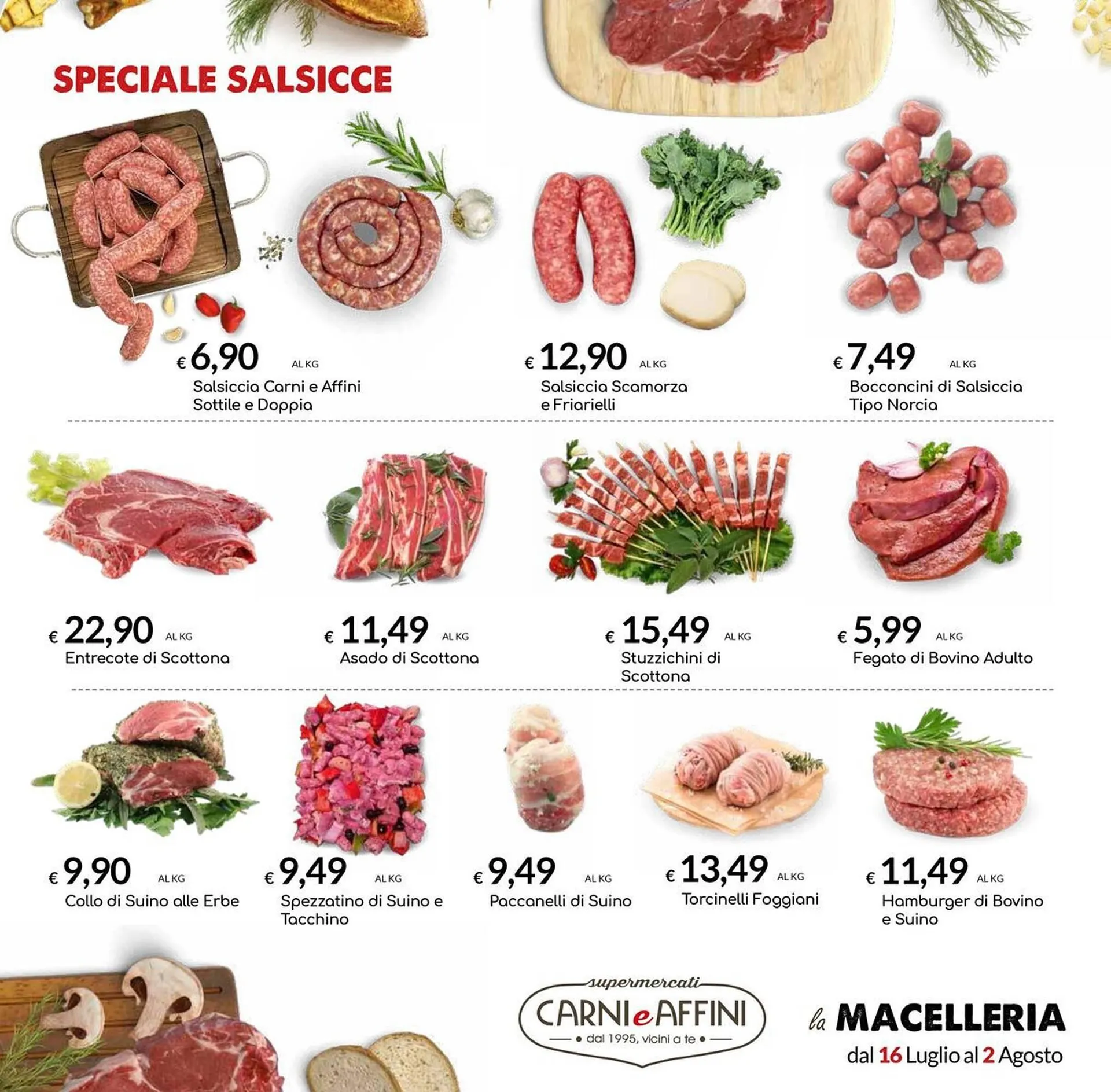 Volantino Carni e Affini Supermercati da 16 luglio a 2 agosto di 2025 - Pagina del volantino 3