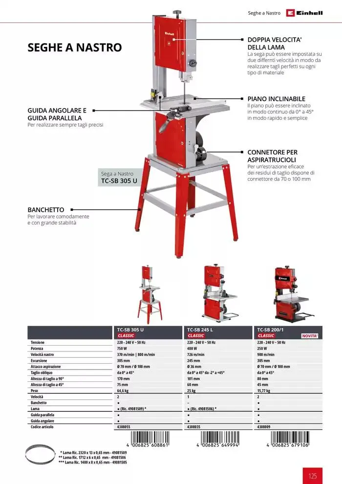 Elettroutensili 2025 da 11 febbraio a 31 dicembre di 2025 - Pagina del volantino 125