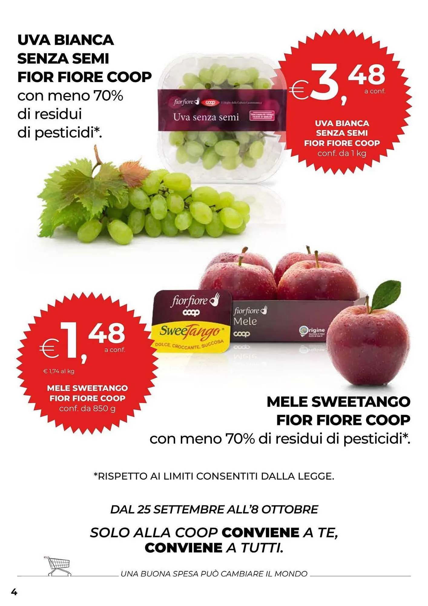 Volantino Unicoop da 2 ottobre a 15 ottobre di 2025 - Pagina del volantino 4